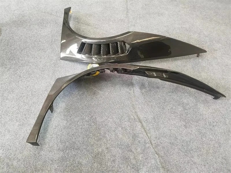 V Style Half Dry Carbon Fiber Front Fender for  Huracan LP610 LP580 Lambo Huracan